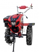 Мотоблок Shtenli 1900 PRO SERIES (18-PK1) 18 л.с С ВОМ (ПОНИЖЕННАЯ ПЕРЕДАЧА 3+1, капот c фарой, бардачок, кол. 7х12, дифференциалы)