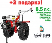 Мотоблок SHTENLI 1030-P PRO 8,5л.с. с ВОМ (пониженная передача 3+1, дифференциалы, фара, бардачок)
