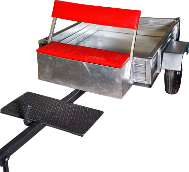 Прицеп для мотоблока (культиватора) ТМ-1300 оцинкованый кузов