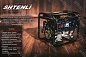 Генератор бензиновый Shtenli PRO 1900 (1,1 кВт) одна розетка 220В