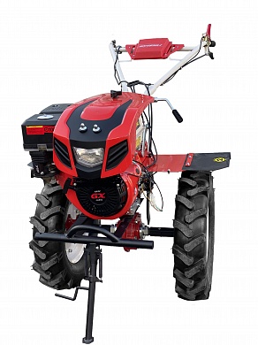 Мотоблок Shtenli 1900 PRO SERIES (18-PK1) 18 л.с С ВОМ (ПОНИЖЕННАЯ ПЕРЕДАЧА 3+1, капот c фарой, бардачок, кол. 7х12, дифференциалы)