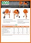 Бетоносмеситель ECO CM-150 (150 л, 750 Вт, 230 В, вес 49 кг)