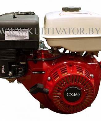 Двигатель GX450se электростартер (аналог HONDA)18 л.с. вал 25 мм под шлиц
