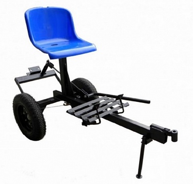 Адаптер для мотоблока на больших колесах 4х10 как у прицепов + ленточные тормоза!