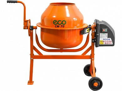 Бетоносмеситель ECO CM-70 (70/50 л, 380 Вт, 230 В, вес 24 кг)
